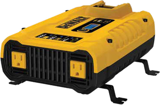 DEWALT DXAEPIP3W 20V, 3-Way Powered (Cables, Battery, DC Plug) 1000 Watt Power Inverter; Dual AC Outlets, 1 USB-A Port, & 1 USB-C 30W Port - E.S.N Tools