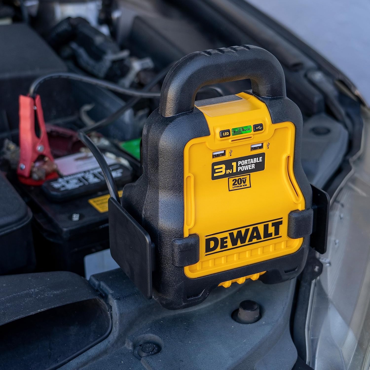 DeWalt DXAE20VBBK Battery Booster with 20V XR 5 AH Lithium-Ion Battery and DCB115 Battery Charger - E.S.N Tools