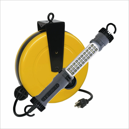 Professional Auto Repair Drop Lighting 8 Watt Bright 900 Lumen COB LED Cord Reel | Automatic Retractable Extension Cord Reels - ESN Tools