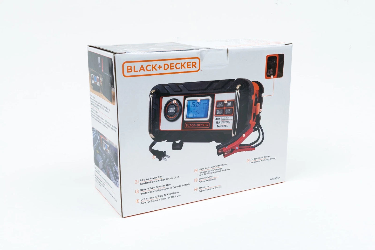 BLACK+DECKER BC15BD 40 Amp Battery Charger for Lithium/Lead Acid - E.S.N Tools