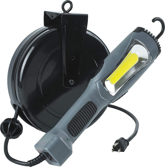 Prolite 5030AM 1300 Lumen Retractable COB LED Cord Reel | Retractable Extension Cord - E.S.N Tools