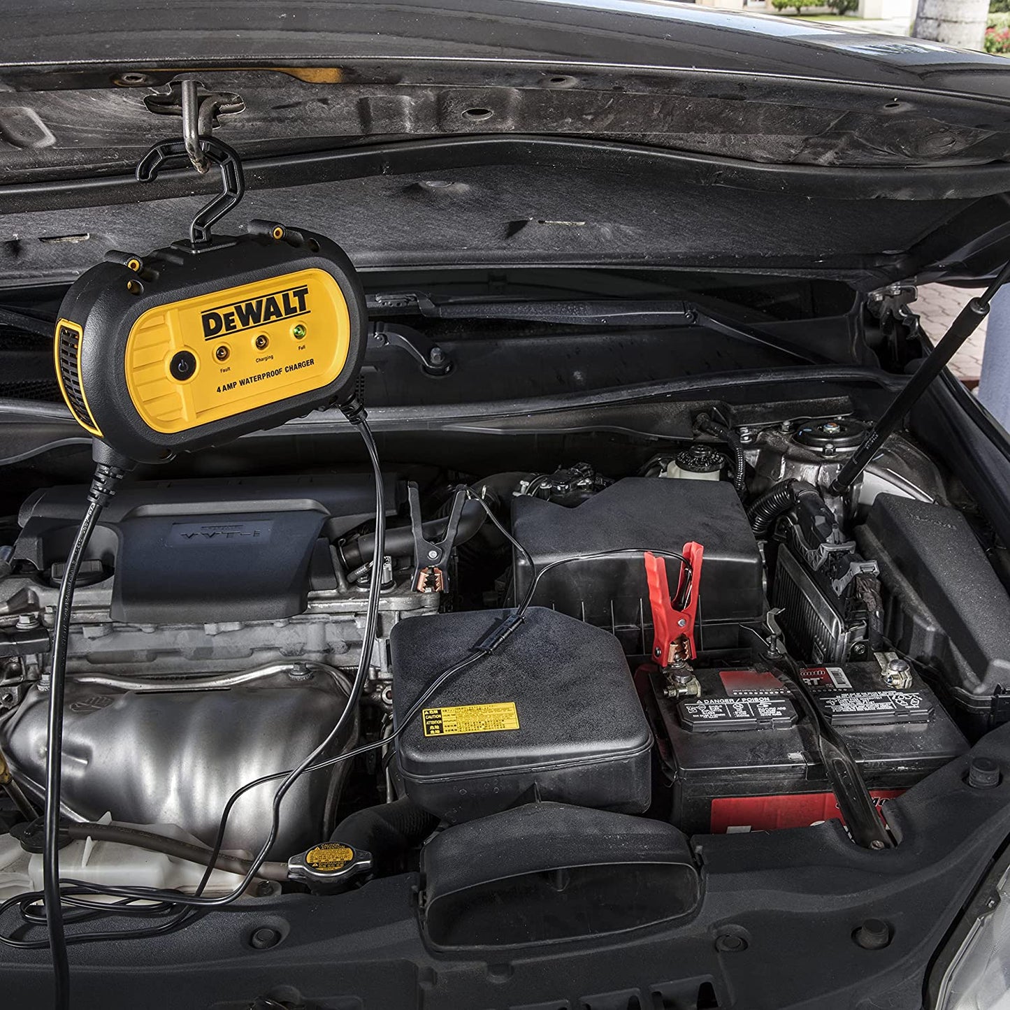 DEWALT DXAEWPC4 compact 4 amp fully automatic battery charger and maintainer- E.S.N Tools