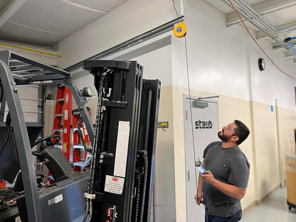 Alert Retractable Cord Reel with LED Work Light, 20' 18/2 SVT, 300 Lumens; ProReel 920LSM - E.S.N Tools