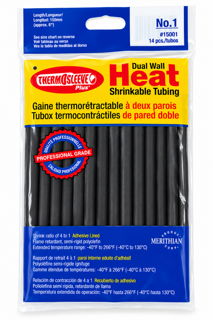 ThermOsleeve Plus 0.225 inch 4:1 dual wall heat shrink tubing