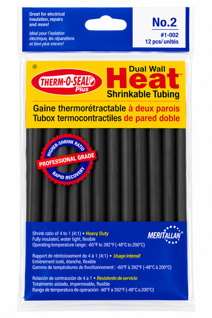ThermOsleeve Plus 0.293 inch 4:1 dual wall heat shrink tubing