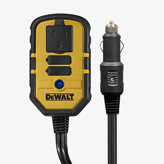 DEWALT Power Inverter DXAEPI140, Car Converter 140W : 12V DC to 120V AC Power Outlet | Dewalt Power Inverters - ESN Tools