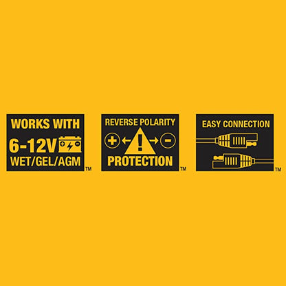 Dewalt Battery Charger DXAEC2 Professional 2 Amp Automotive / Maintainer , Yellow - E.S.N Tools