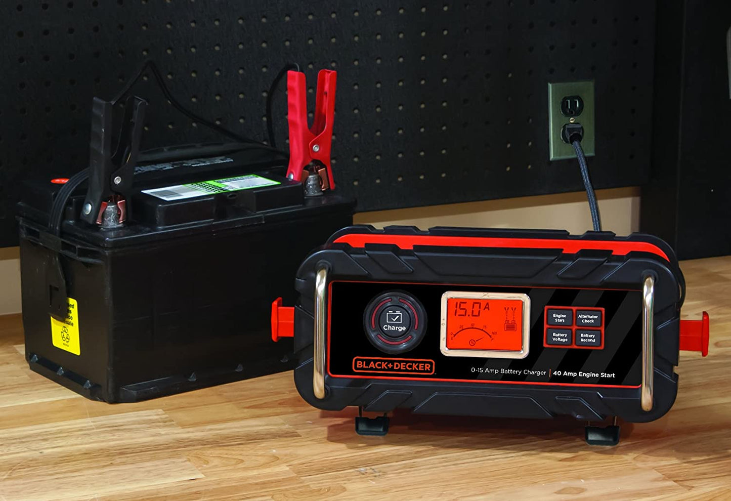 Portable Car Battery Jump Starter | Fully Automatic Bench Battery Charger - ESN Tools