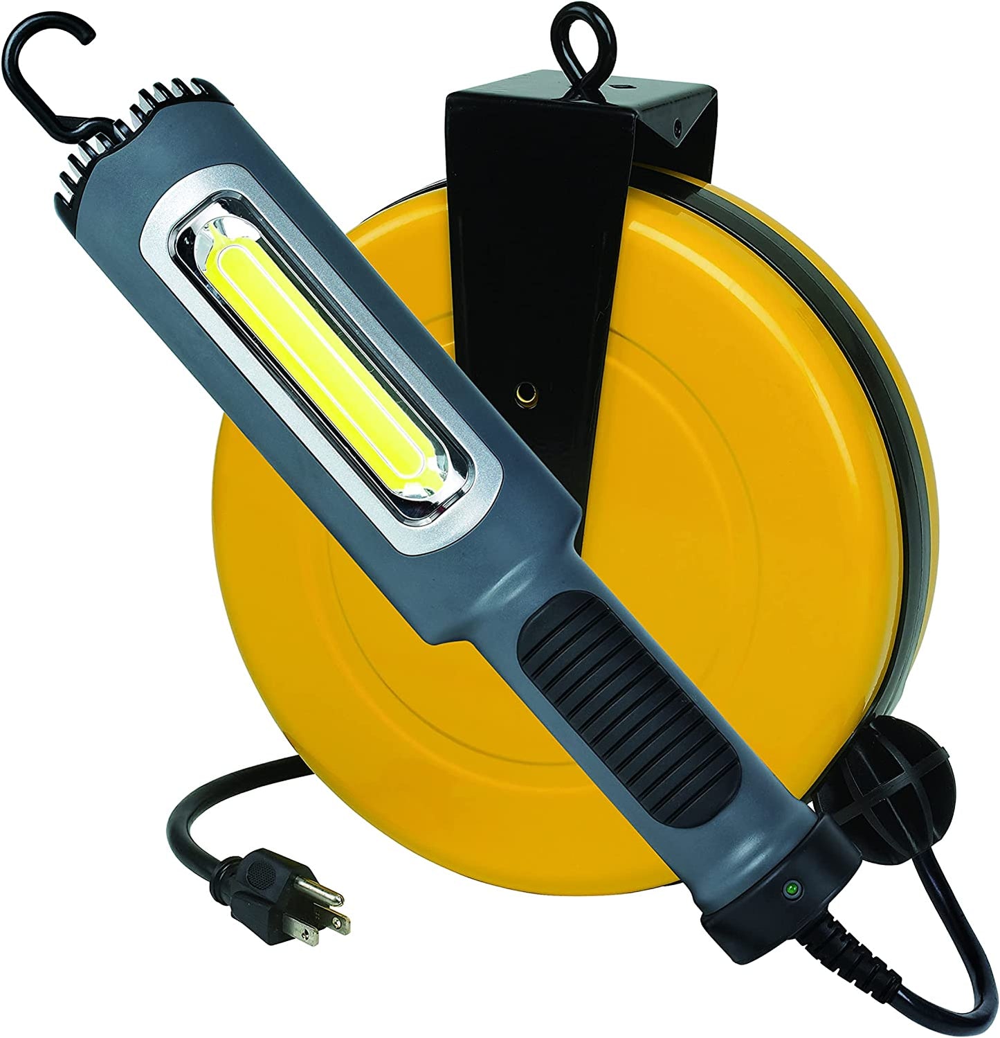 Professional Auto Repair Drop Lighting 8 Watt Bright 900 Lumen COB LED Cord Reel Garage Shop Work Light - E.S.N Tools