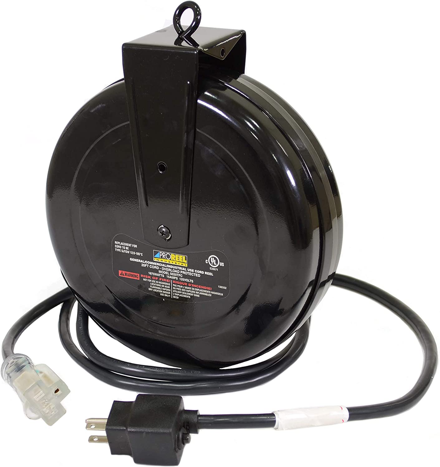 Industrial Retractable Extension Cord Reel | Retractable Extension Cord - E.S.N Tools