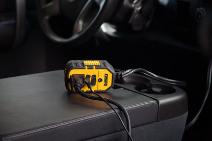 DEWALT DXAEPI140 Power Inverter, Car Converter 140W : 12V DC to 120V AC Power Outlet with Dual 3.1A USB Ports - E.S.N Tools