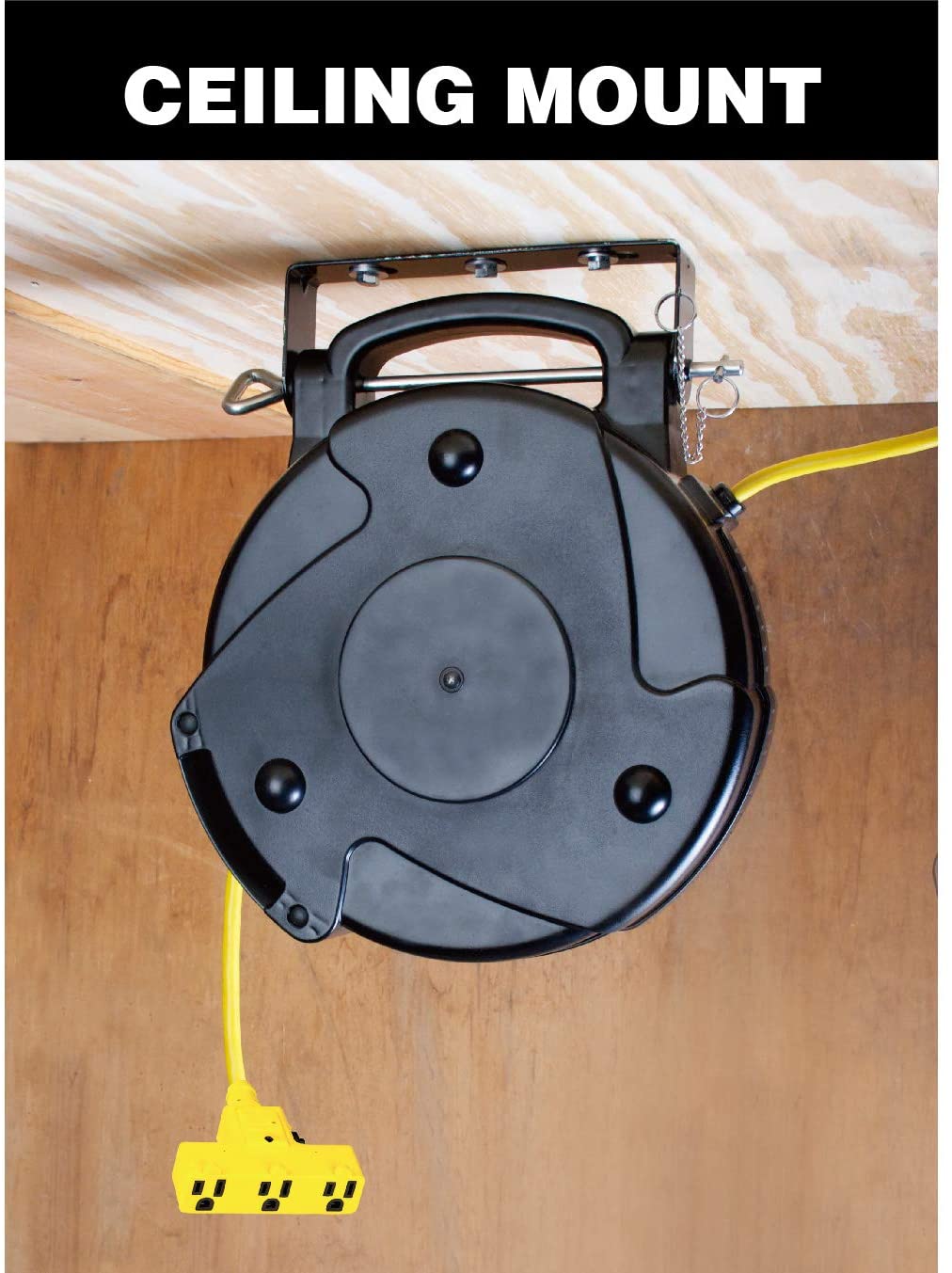 Pro-Reel 8140TP Retractable Extension Cord Reel, Circuit Breaker | Retractable Extension Cord- E.S.N Tools- E.S.N Tools