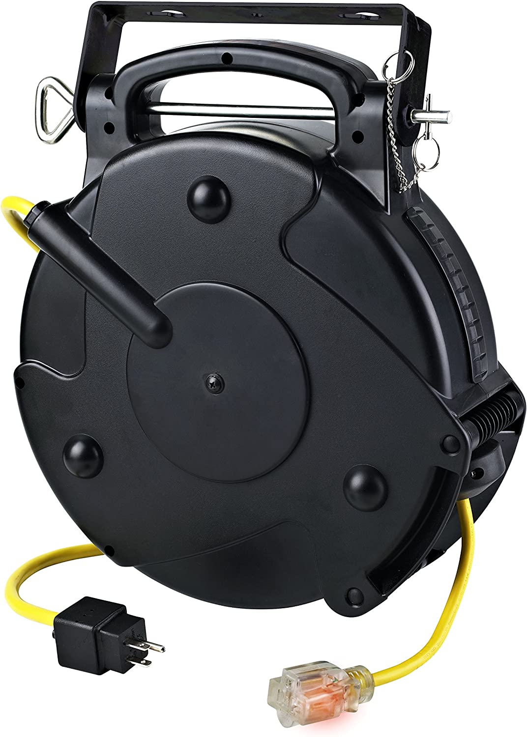 Retractable Extension Cord | Single Tap Industrial Retractable Extension Cord Reel - E.S.N Tools