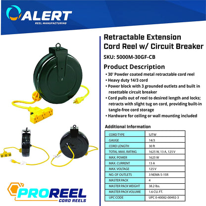 Automatic Retractable Extension Cord Reels | ESN Tools