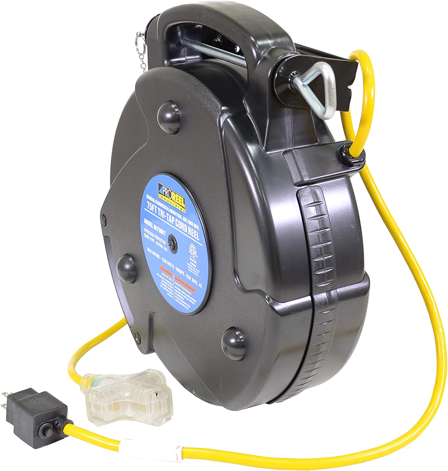 Alert Indust. Retractable Extension Cord Reel Model: 8140T-P