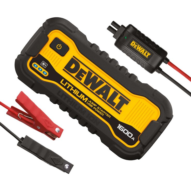 DeWalt 1600 Peak Amp Lithium Jump Starter with USB Power Bank | Jump Starters for Car Batteries  - E.S.N Tools
